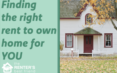 How to Find the Right Rent-to-Own Home